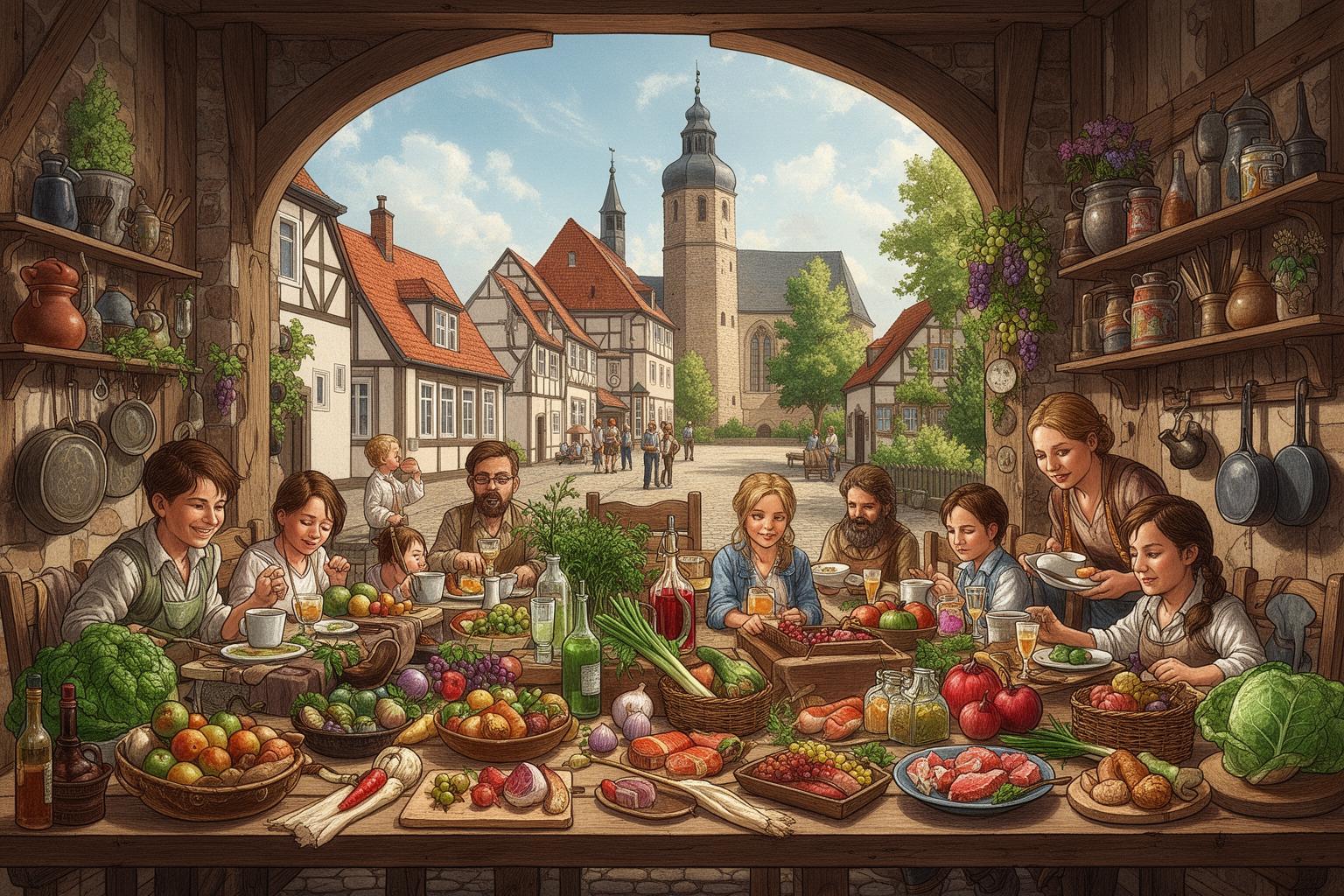 ahausu-no-sopu-de-zimi-bukai-shokutaku