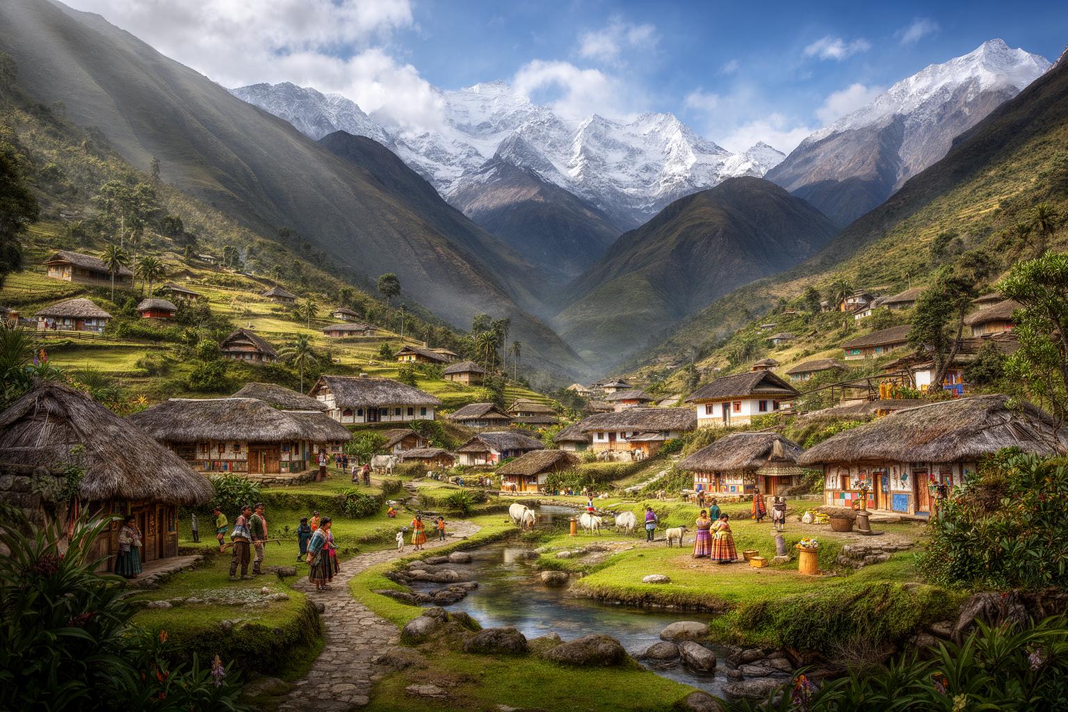 andes-no-yamayama-ni-dakareta-inori-no-sato-gachanshapa-e