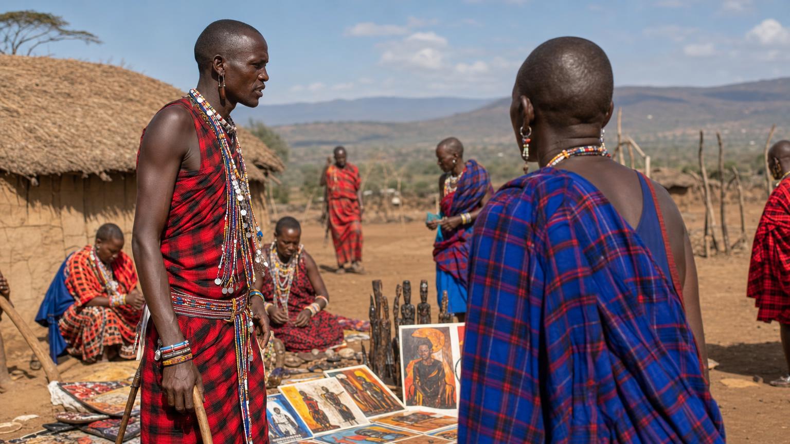 kenya-kitenkera-masai-traditional-culture-art-town