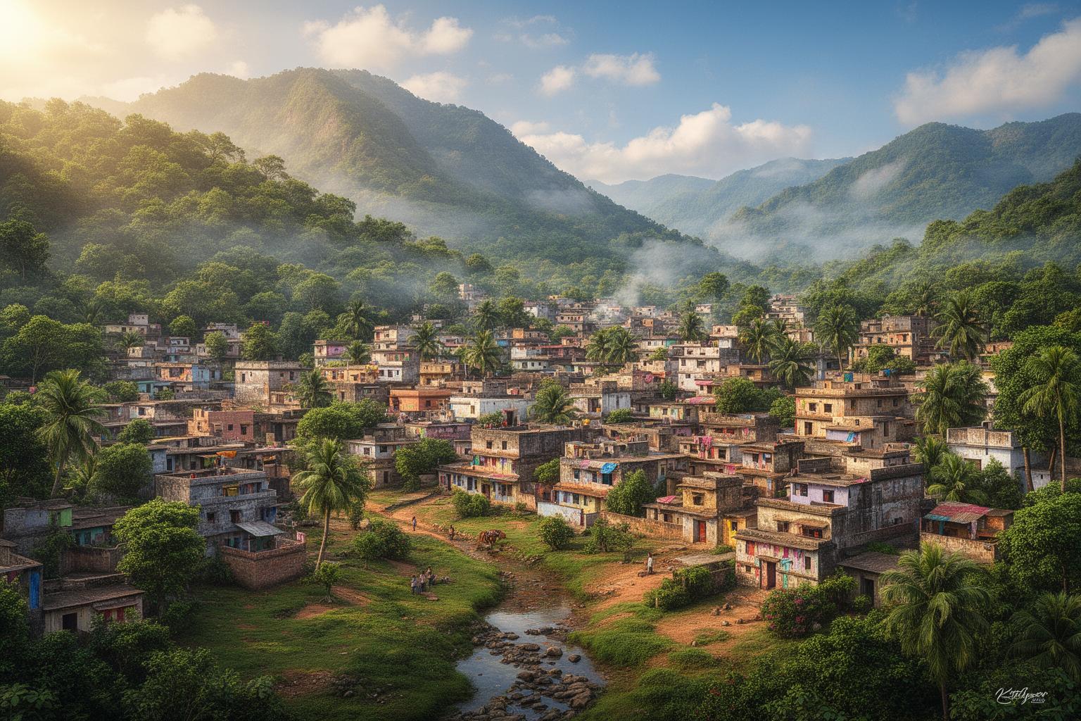 nettadahalli-to-ha-midori-fukaki-nishi-gatsuno-futokoroni-dakareta-mura